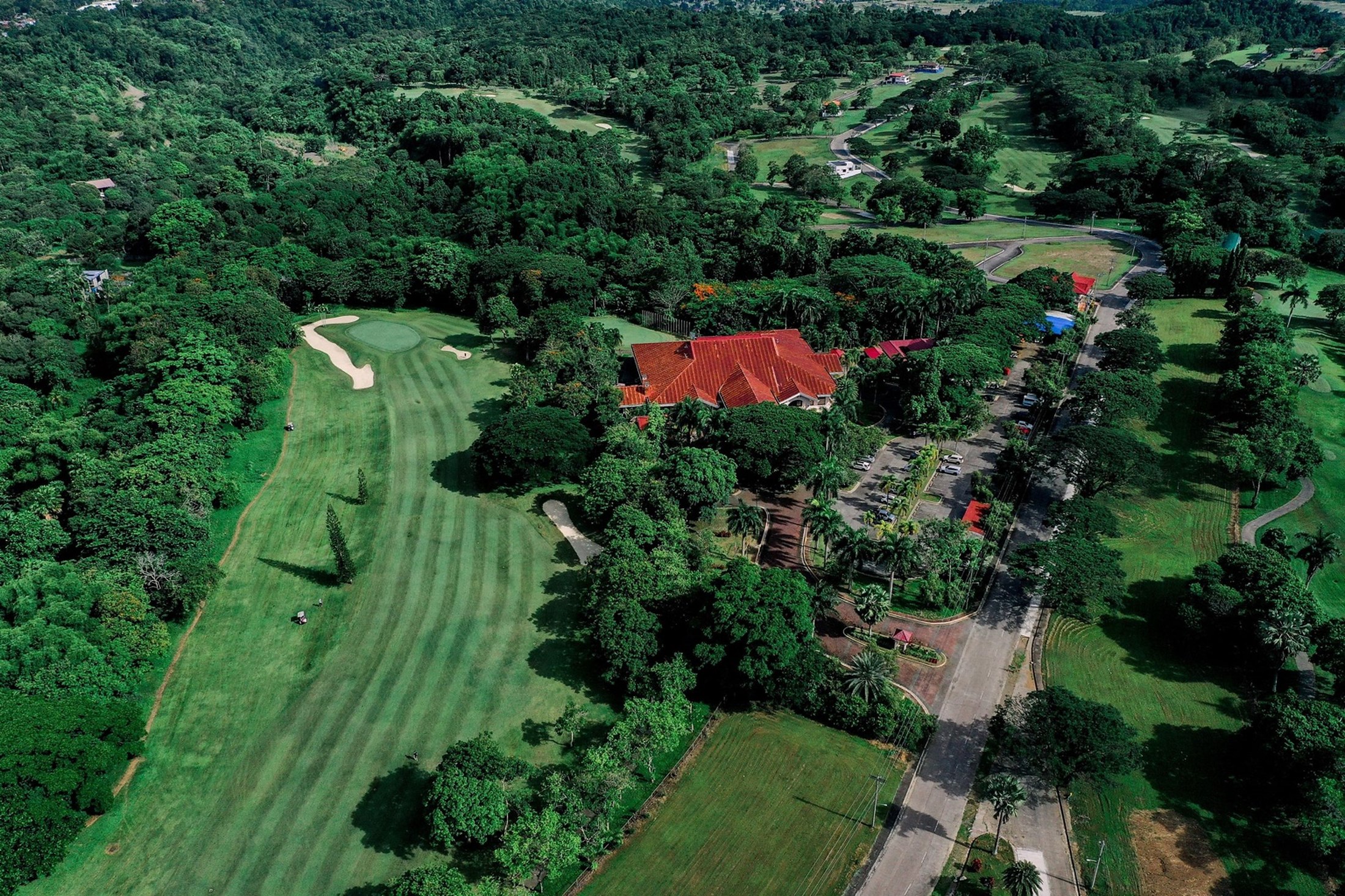 Golf course aerial