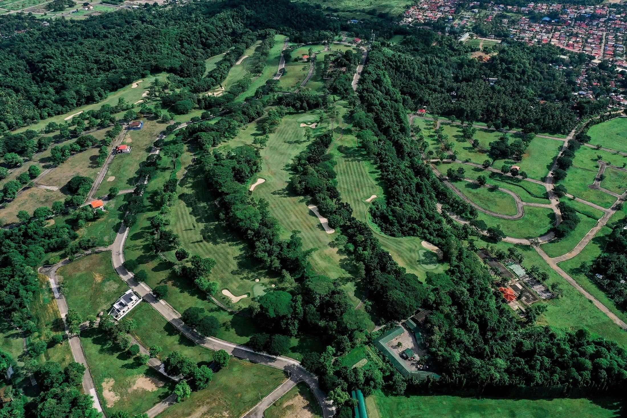 Course corridors aerial
