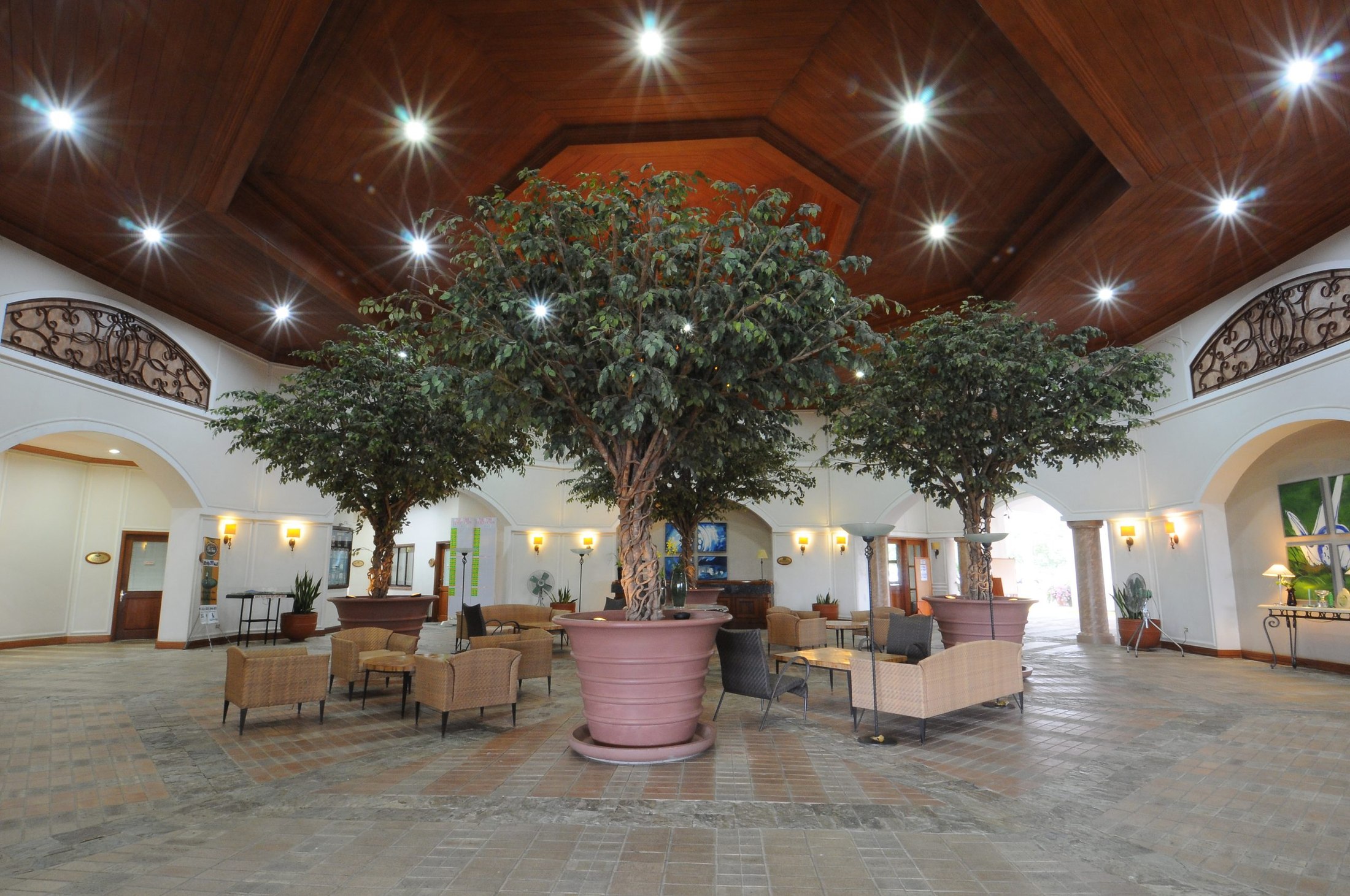 Golf clubhouse interior